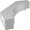 Ekena Millwork 6-in. W x 28-in. D x 34-in. H Merced Architectural Grade PVC Knee Brace BRCP06X28X34MRC - alternate 3